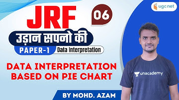 NTA UGC NET JRF 2021 | Data Interpretation by Mohd. Azam | Data Interpretation based on Pie Chart