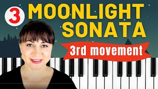 MOONLIGHT SONATA 3RD MOVEMENT Practice Time 3 | Sheet Music