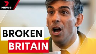 UK Prime Minister Rishi Sunak's leadership is under pressure | 7 News Australia