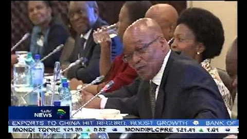 President Jacob Zuma and his Nigerian counterpart Goodluck Jonathan met in Cape Town this morning.