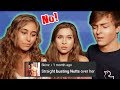 BOYFRIEND AND SISTER READ MY CREEPY COMMENTS... (GROSS)