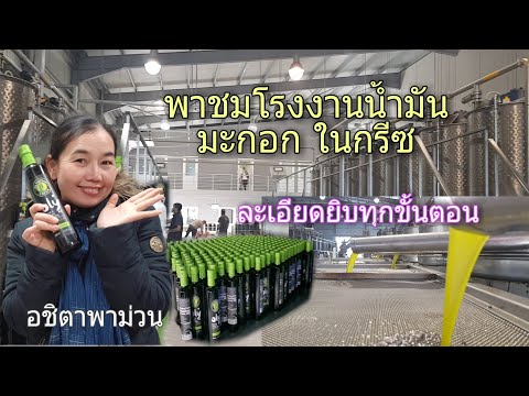 วิธีทำน้ำมันมะกอก พาชมโรงงานในกรีซ ละเอียดทุกขั้นตอน Extra virgin olive oil Ep.109