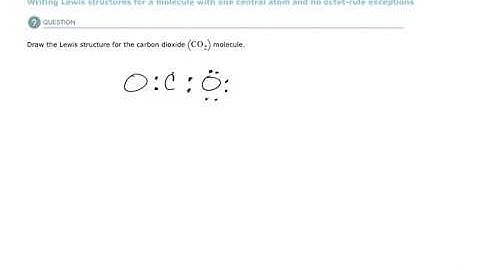 Aleks Writing Lewis structures for a molecule with one central atom and no octet rule exceptions