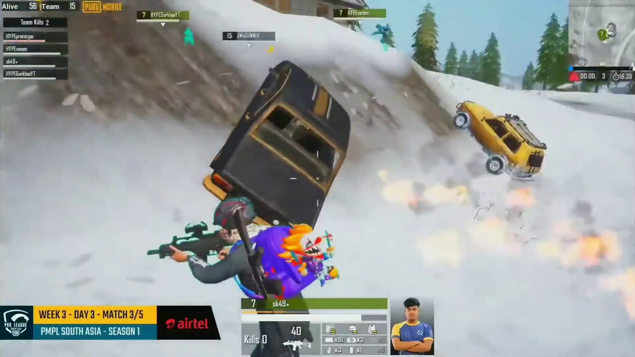 Team Hype Vs Jyanmara in PMPL |HypeVenom 1v4Clutch|PMPL