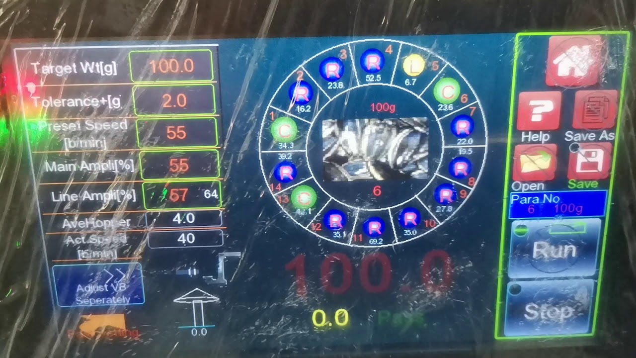 Frozen Vegetable Weighing and Packing Machine