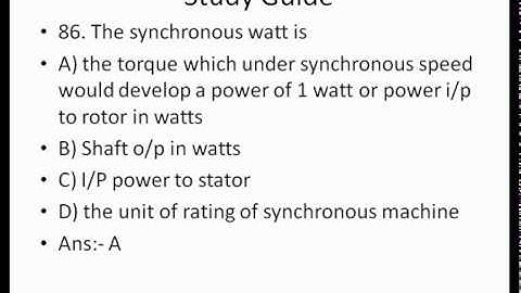 KMC SAE Electrical 2018 Memory Base Question and Answer Key (Part 11)
