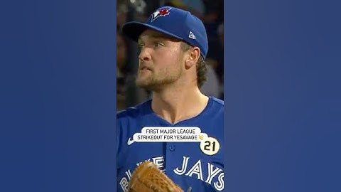 First MLB Strikeout For Trey Yesavage 👏