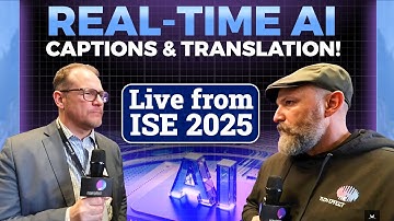 AI-Driven Captions & Translation! | Live Demo of Lexi Voice at ISE 2025