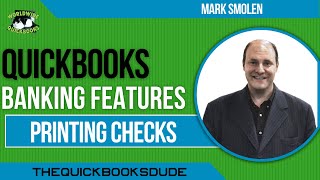 Printing Checks From QuickBooks Desktop Print Forms Window