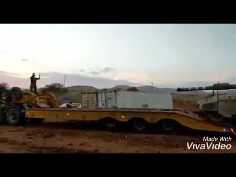 فراجين شغل نظيف انقلاب دبابة اسرائيليه في غور الاردن
