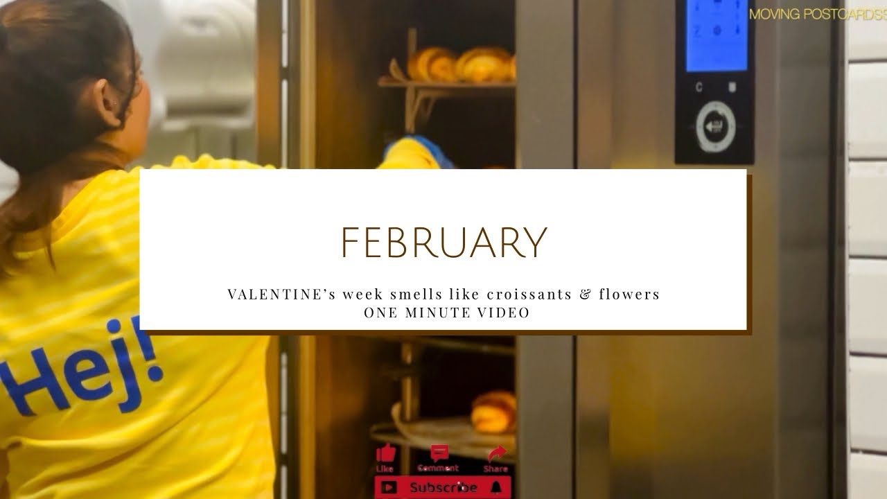February smells like croissants and flowers | valentine’s Day | Slow Living | calm |