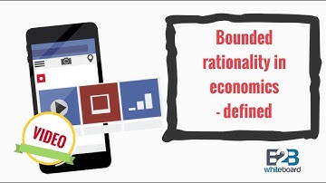 Bounded rationality in economics - defined
