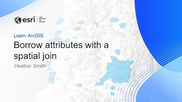 Borrow attributes with a spatial join