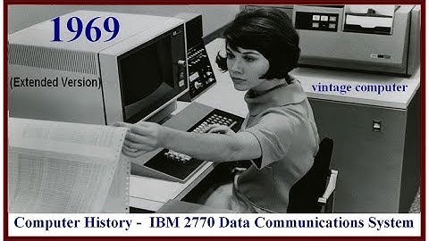 1969  IBM 2770 DATA COMMUNICATION SYSTEM ( Extended Version ) Bisync 360