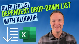 How to use XLOOKUP to Create Dependent DropDown Lists in Microsoft Excel