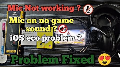 Mic is not working in apple bgmi ||Bgmi mic glitch problem in iOS || Kon sa splitter lena chaiye ?