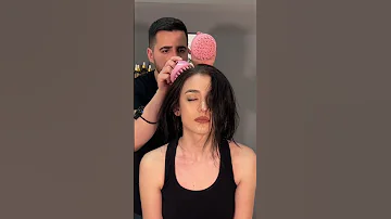 ASMR Head Massage For Relax Shorts 