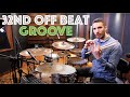 32nd notes off beat grooves  drum lesson  teaser
