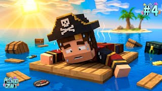 🦈 MineRAFT | Mi balsa se convirtió en un horno 🥵🥵 || Pela...
