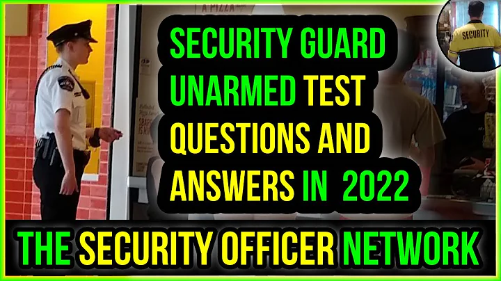 Security Guard Test Questions and Answers in 2022 - DayDayNews