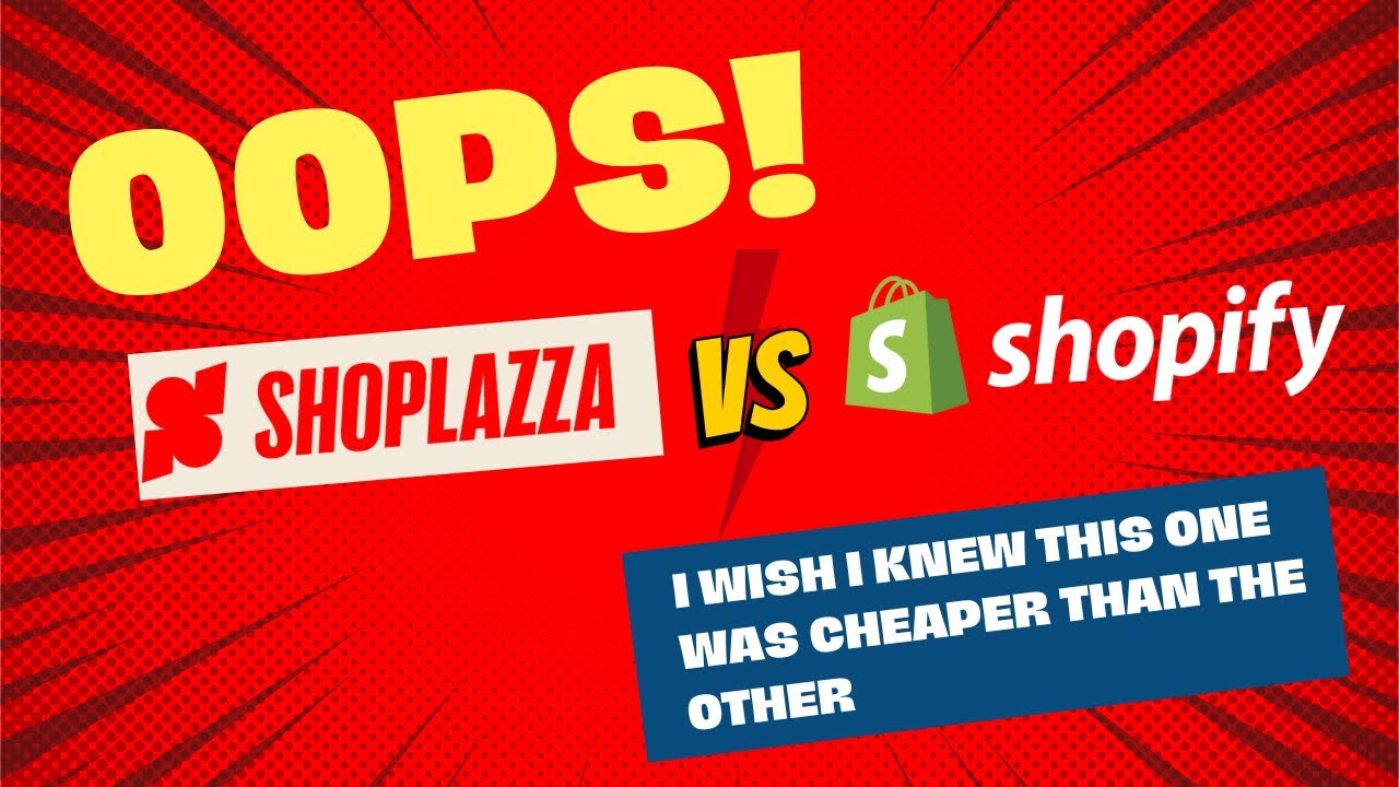 BEST Platform For Beginners Shoplazza vs Shopify Shoplazza