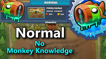 Bloonarius Normal Tutorial  ||  No Monkey Knowledge  || Firing Range  || (BTD6)