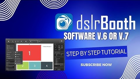 How to install DSLRBooth Software v6 or v7