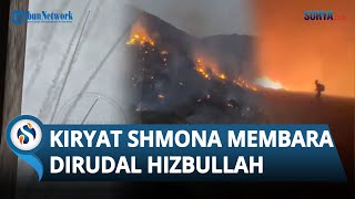 [FULL] DETIK-DETIK 35 Roket Hizbullah Hantam Kiryat Shmona, Terbakar Hebat & Membara Bak 'Neraka'