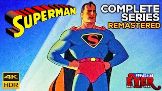 THE COMPLETE ORIGINAL SUPERMAN TOONS  REMASTERED 4K HDR | Golden Age Fleisher Series