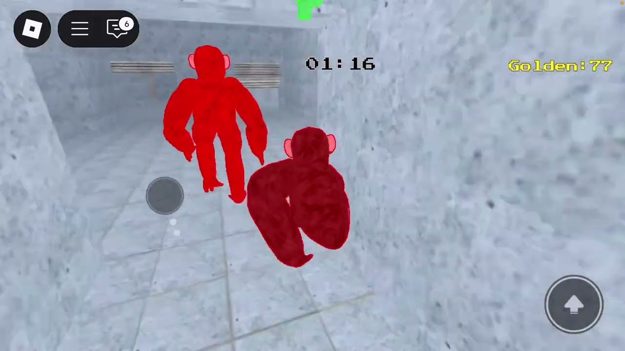 Playing lethal ape on Roblox ( made by gub_dev) 