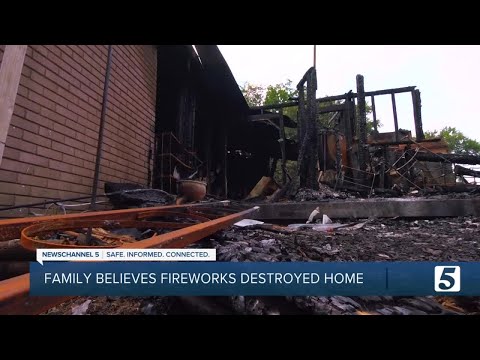 Gallatin Family believes fireworks caused house fire