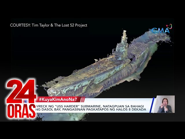 Wreck ng USS Harder submarine, natagpuan sa bahagi ng Dasol Bay, Pangasinan... | 24 Oras class=