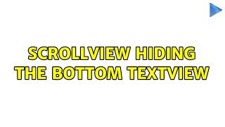 Celebrity Scrollview hiding the bottom textview Profile