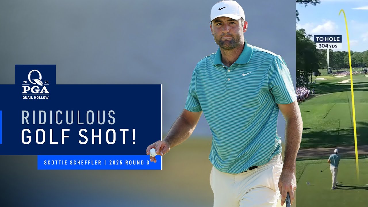 Scottie Scheffler Leads After Crazy Eagle on Par 4! | 2025 Championship
