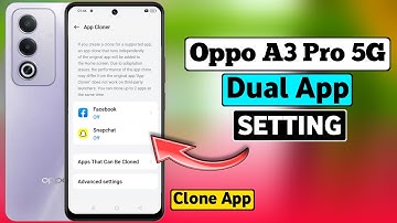 Oppo A3 Pro 5G Dual Apps Setting|How To Create Dual Apps In Oppo A3 Pro 5G | Oppo A3 Pro 5G Settings