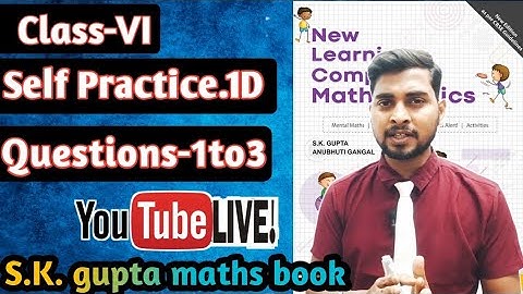 Chapter-1 Knowing Our Numbers || Self Practice- 1.D || New Learning Composite Mathematics Class-6