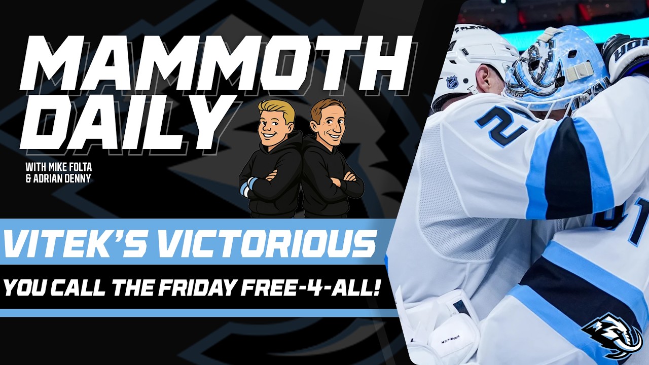Mammoth Daily: Mar. 6, 2026: Vitek's Shutout; Mike, Nick and Matt Are Back, Friday Free-4-All!