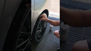 Cleaned & Dressed Tires Finish The Detailed Look!