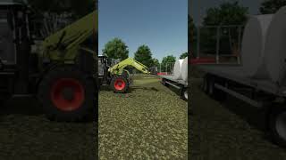 Claas am Silageballen bergen #farmingsimulator25 #landwirtschaftssimulator25 #ls25 #fs25 #mods