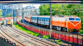 [嘉義鐵路地面段]554次莒光號博愛陸橋下通過-2022/03/13