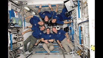 Kibo (ISS module) - Astronauts Enter the new Japanese module KIBO