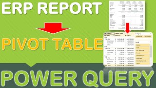 Famous Excel Power Query & Data Cleansing BONUS VIDEO #2: Convert ERP Reports into a Pivot Table Profile