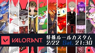 【＃VALORANT】特殊ルールカスタムにお邪魔します！！【銀蓮花視点】