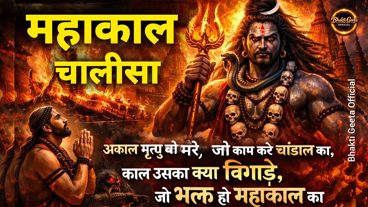 महाकाल चालीसा | अकाल मृत्यु से रक्षा | जो भक्त हो महाकाल का | Mahakal Chalisa Powerful Path