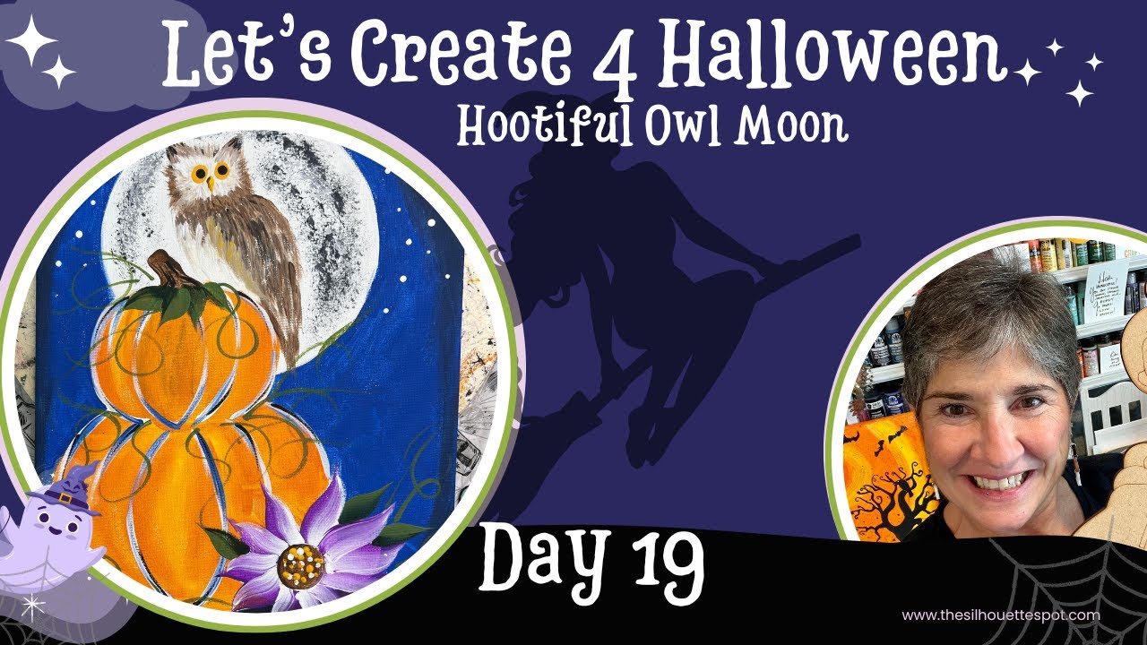 How to paint a Beginner Acrylic Halloween Canvas: Easy Step by Step ...
