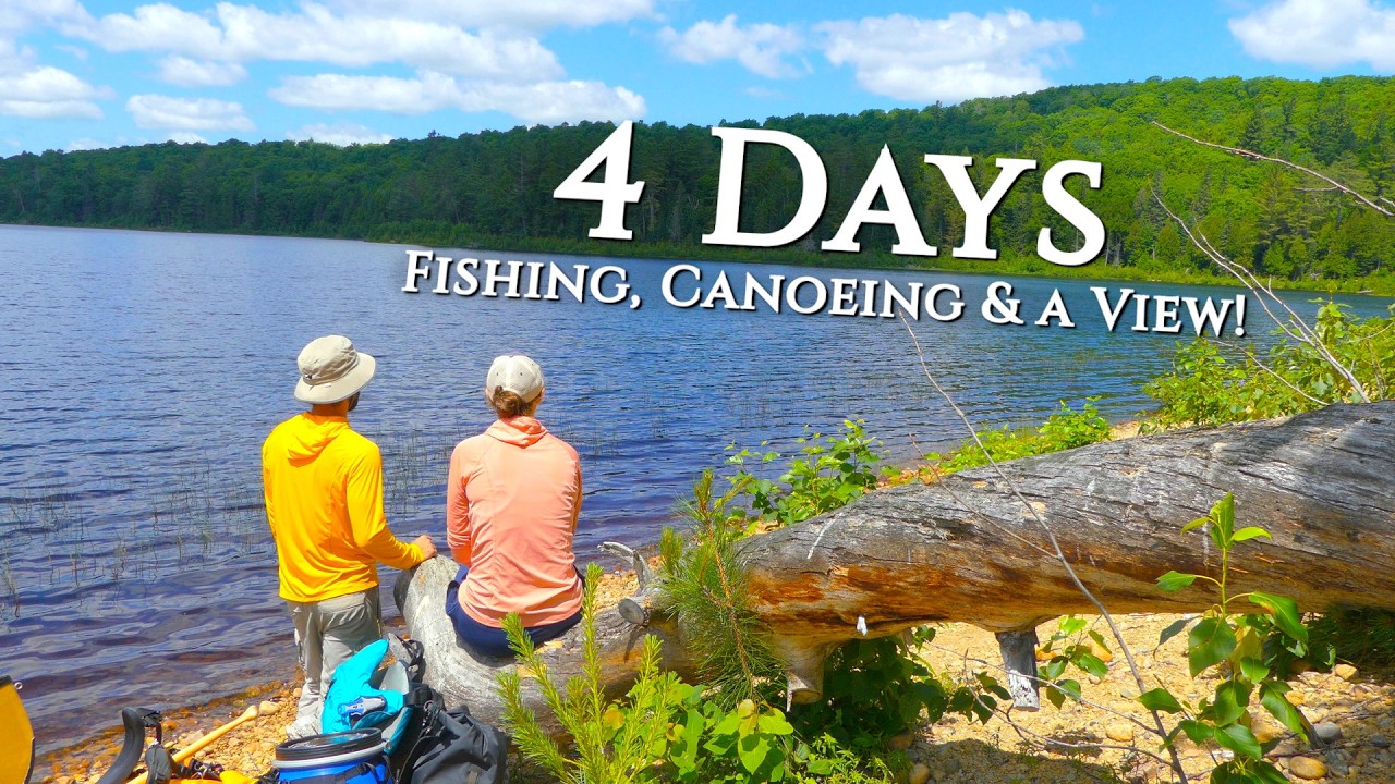 4 Days Canoe Camping & Fishing in Canadian Backcountry