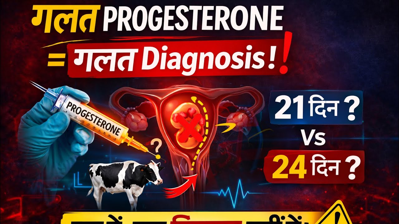 गलत Progesterone = गलत Diagnosis! | 21 vs 24 दिन Repeat Heat का सच |Repeat breeding phase 2 video 3|