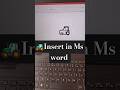🚜 Insert tractor emoji in Ms word#shorts#msword#mswordunicode#unicode#foryou