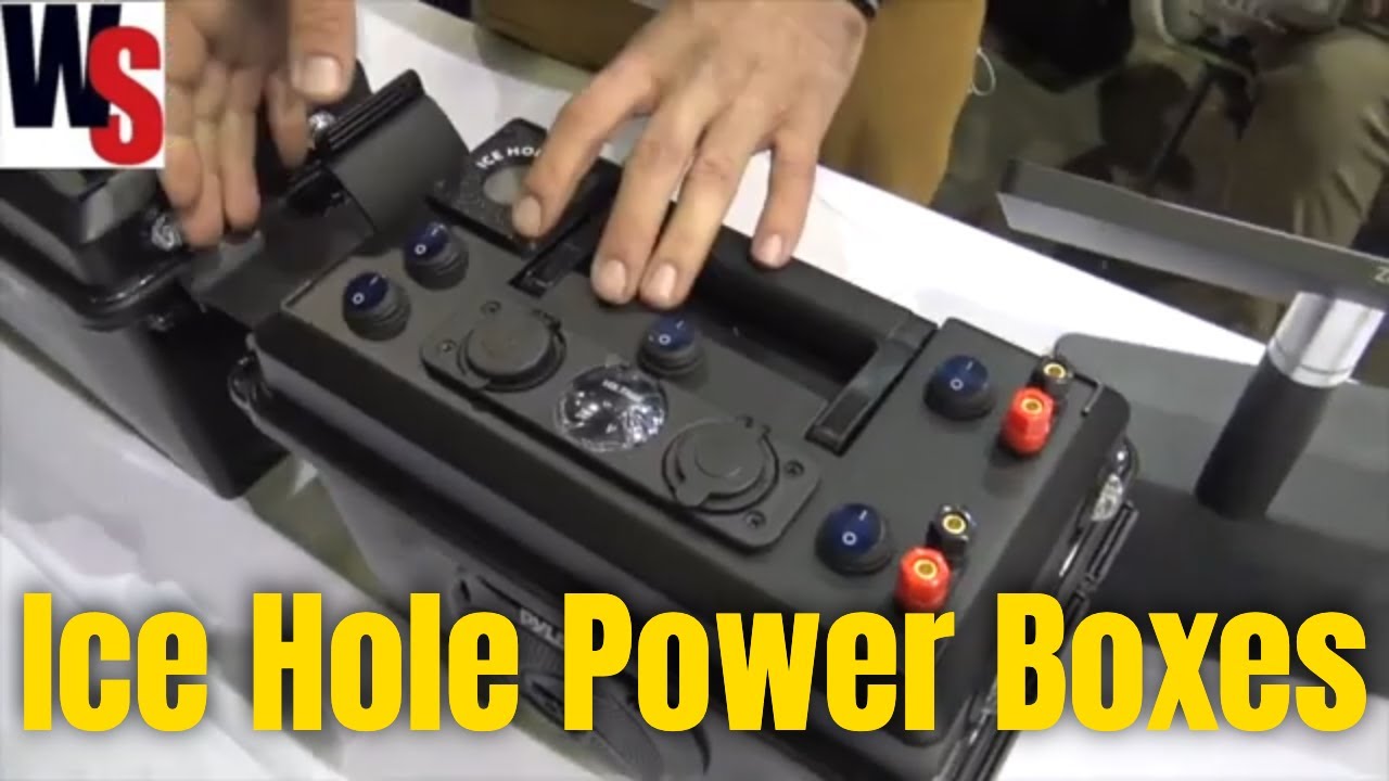 Power Your 12 Volt Gear While Ice Fishing with Ice Hole Power Boxes 