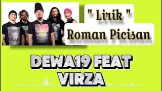 Roman Picisan Lirik | Dewa 19 Feat Virza | tatap matamu bagai busur panah | cintaku tak harus miliki